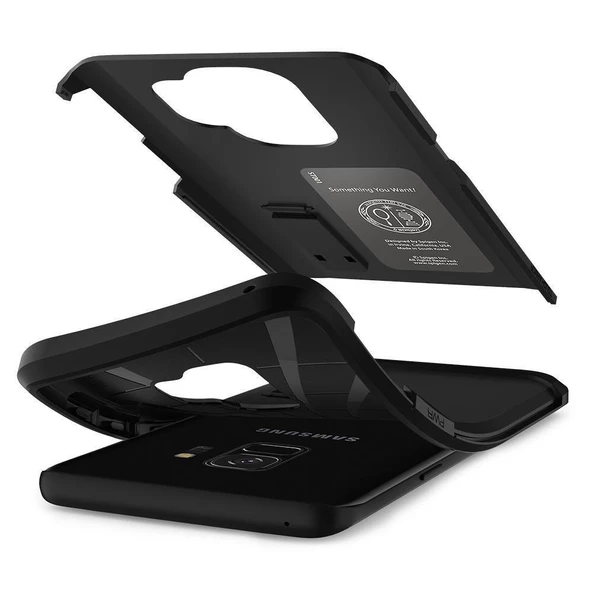 Spigen Galaxy S9 ile Uyumlu Kılıf Tough Armor Black - 4