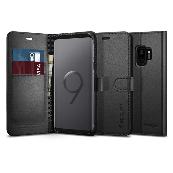 Spigen Galaxy S9 ile Uyumlu Kılıf Hybrid Armor Graphite Gray - 7