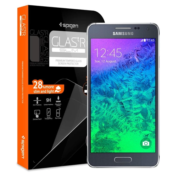 Spigen Galaxy Alpha ile Uyumlu Cam Ekran Koruyucu GLAS.tR SLIM - 1