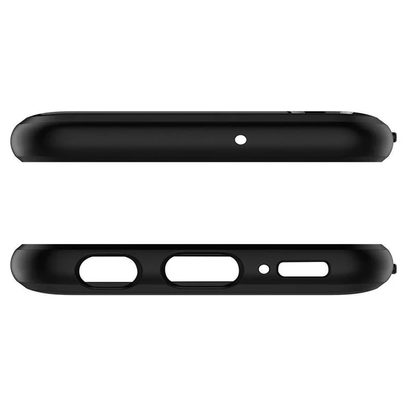 Spigen Galaxy A20e ile Uyumlu Kılıf Rugged Armor Matte Black - 8