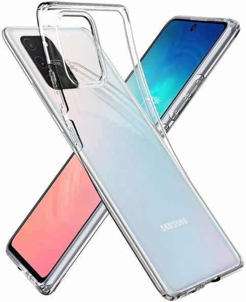 Spigen Galaxy S10 Lite ile Uyumlu Kılıf Liquid Crystal Crystal Clear - Resim 2