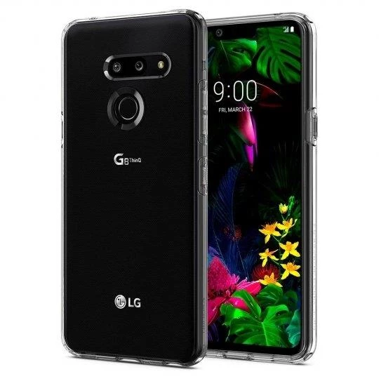 Spigen G8 ThinQ ile Uyumlu Kılıf Liquid Crystal Crystal Clear - 1