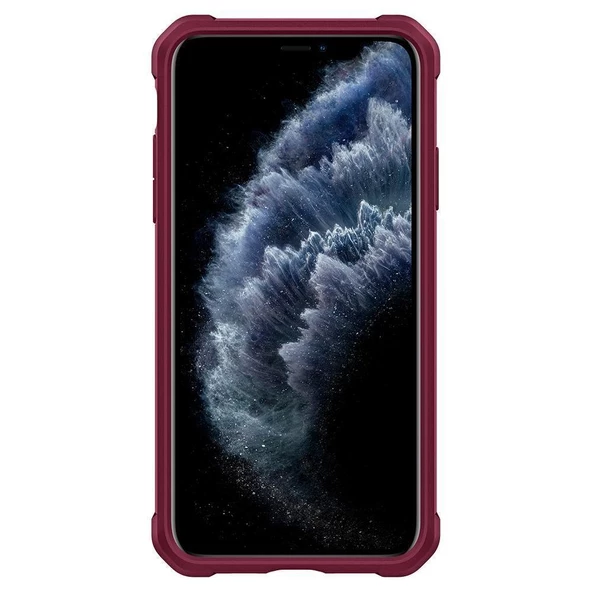 Spigen iPhone 11 Pro ile Uyumlu Kılıf Gauntlet Iron Red - 3