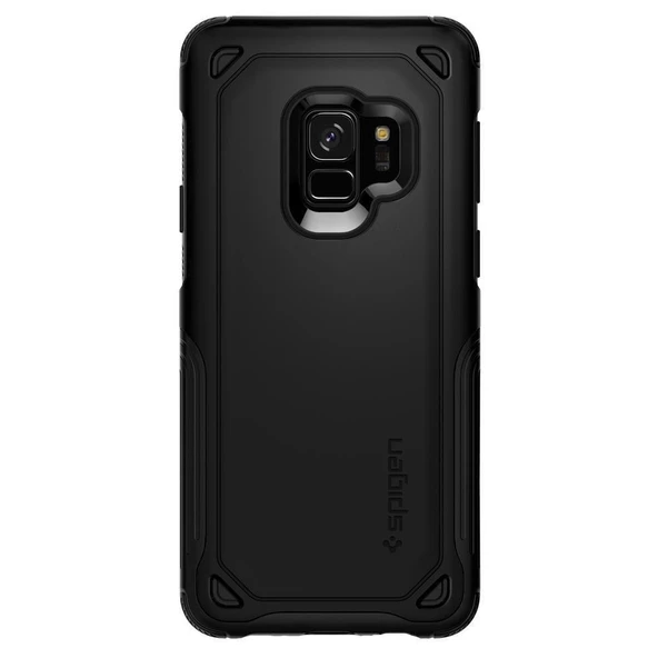 Spigen Galaxy S9 ile Uyumlu Kılıf Hybrid Armor Black - 4