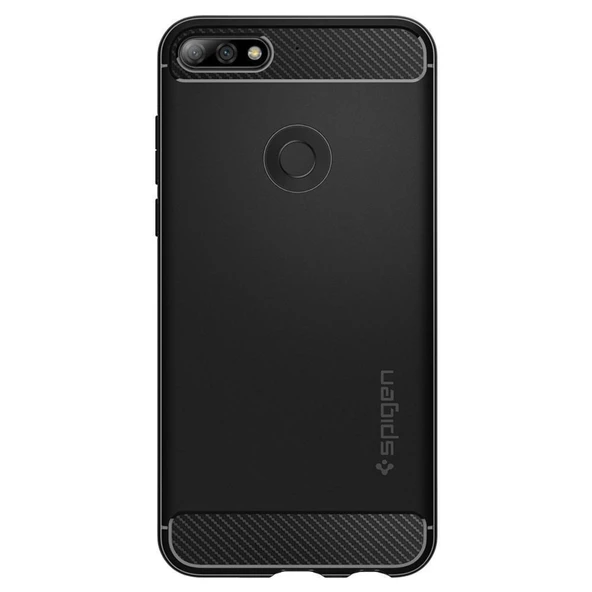 Spigen Y7 Prime 2018/Y7 2018/Nova 2 Lite/Enjoy 8 ile Uyumlu Kılıf Rugged Armor - Resim 3