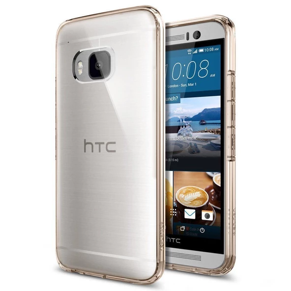 Spigen One M9 ile Uyumlu Kılıf Ultra Hybrid Champagne Gold - 1