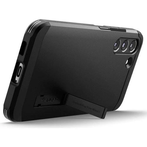 Spigen Galaxy S22 Plus 5G ile Uyumlu Kılıf Tough Armor Military Grade Black - 4