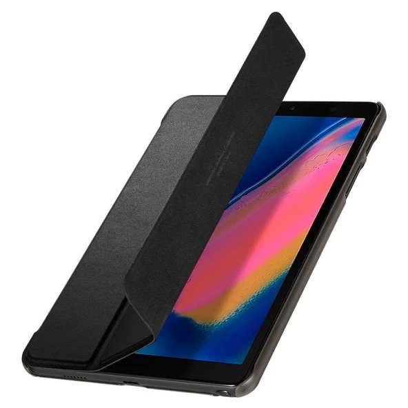 Spigen Galaxy Tab A 8.0 S Pen (2019) ile Uyumlu Kılıf Smart Fold Black