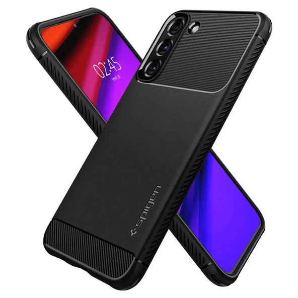 Spigen Galaxy S22 Plus 5G ile Uyumlu Kılıf Rugged Armor Matte Black - 2