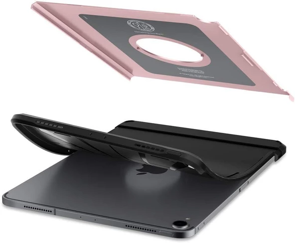 Spigen iPad Pro 12.9'' (2018) ile Uyumlu Kılıf Tough Armor Rose Gold - 3