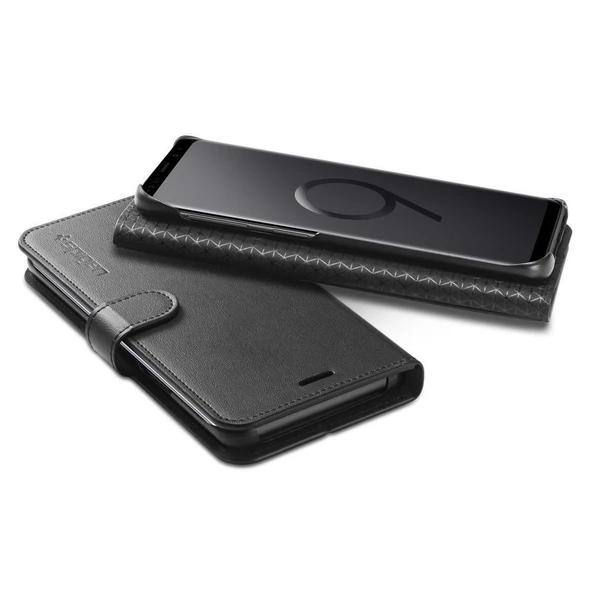Spigen Galaxy S9 ile Uyumlu Kılıf Hybrid Armor Graphite Gray - 5