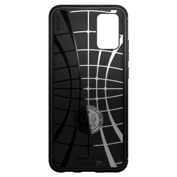 Spigen Galaxy F02s / M02s / A02s ile Uyumlu Kılıf Rugged Armor Matte Black - 6