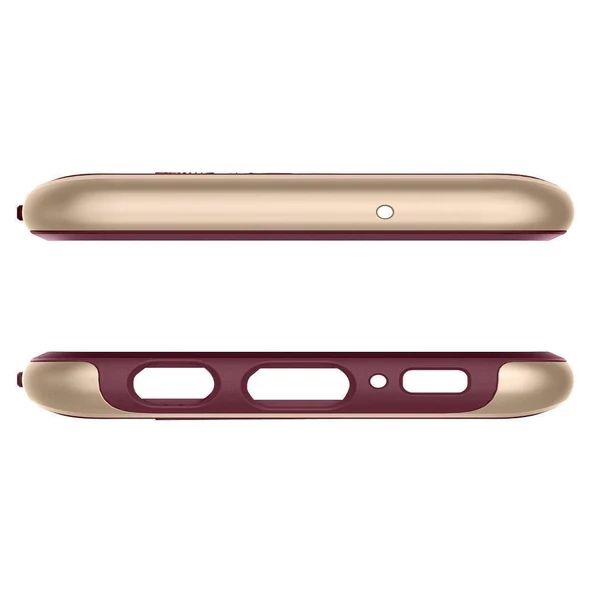 Spigen Galaxy S10e ile Uyumlu Kılıf Neo Hybrid Burgundy - 7