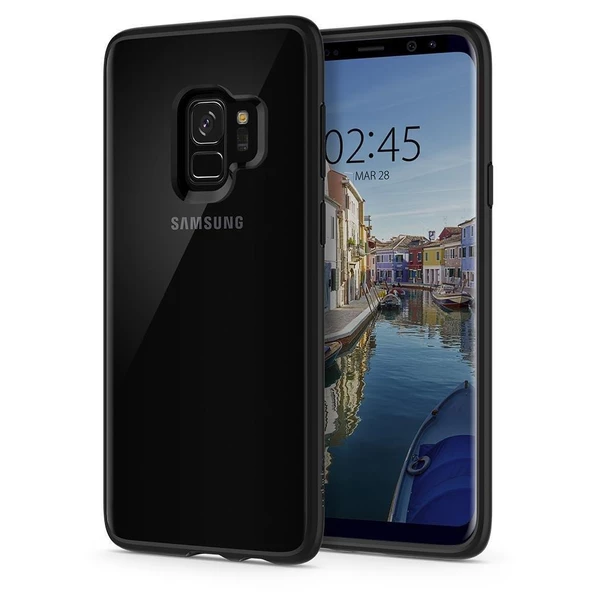 Spigen Galaxy S9 ile Uyumlu Kılıf Ultra Hybrid Matte Black - 2