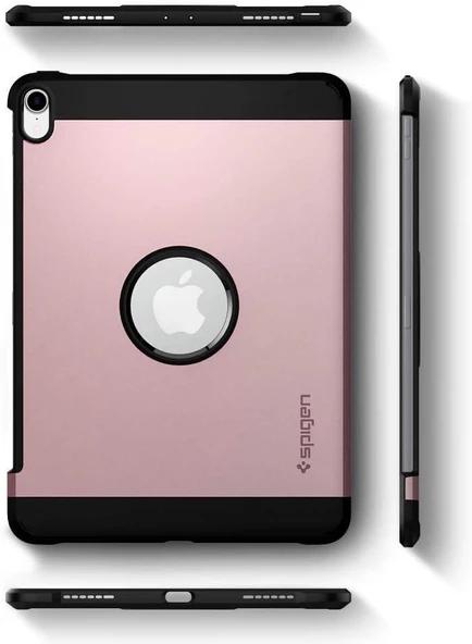 Spigen iPad Pro 12.9'' (2018) ile Uyumlu Kılıf Tough Armor Rose Gold