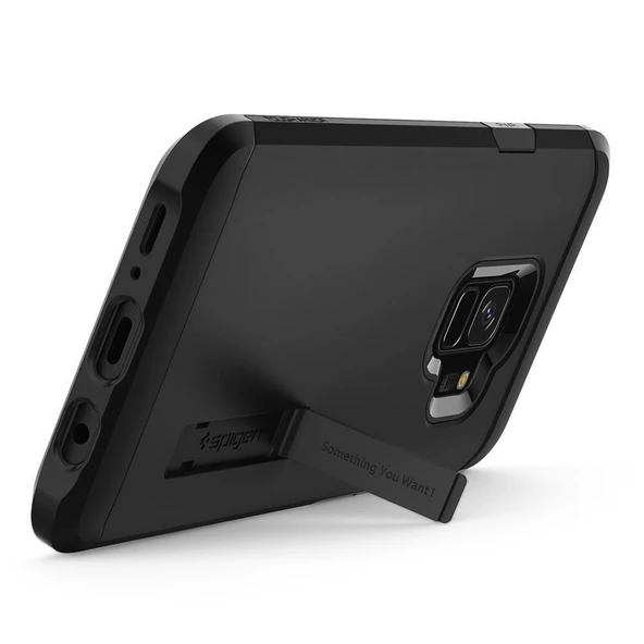 Spigen Galaxy S9 ile Uyumlu Kılıf Tough Armor Black - 6
