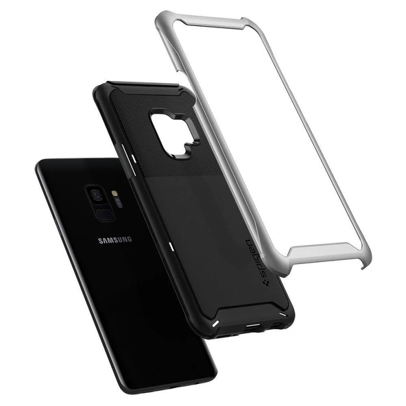 Spigen Galaxy S9 ile Uyumlu Kılıf Slim Armor Crystal Crystal Clear - 5