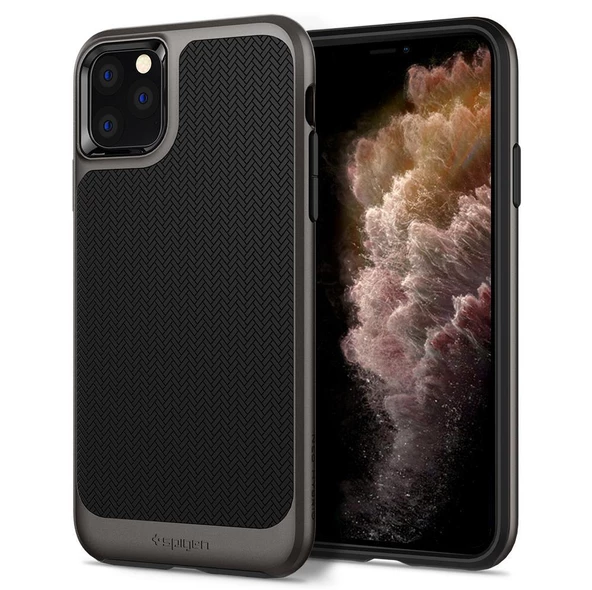 Spigen iPhone 11 Pro ile Uyumlu Kılıf Neo Hybrid Gunmetal - 1