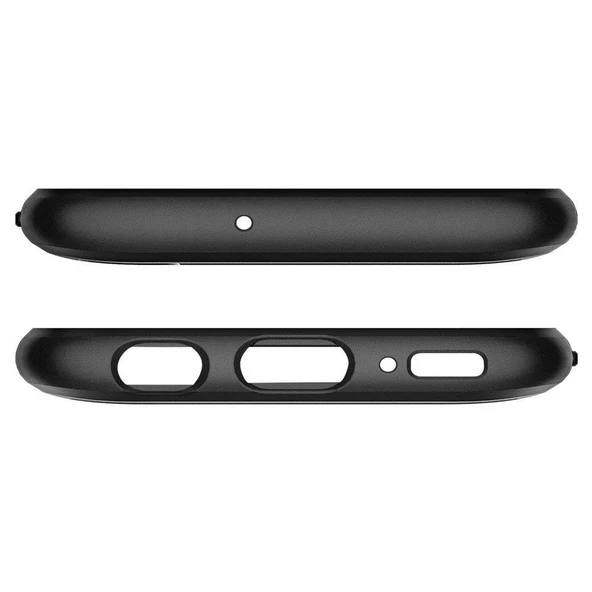 Spigen Galaxy A40 ile Uyumlu Kılıf Rugged Armor Black - 8