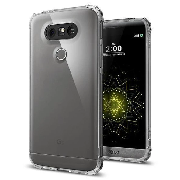 Spigen G5 ile Uyumlu Kılıf Crystal Shell Dark Crystal - 1