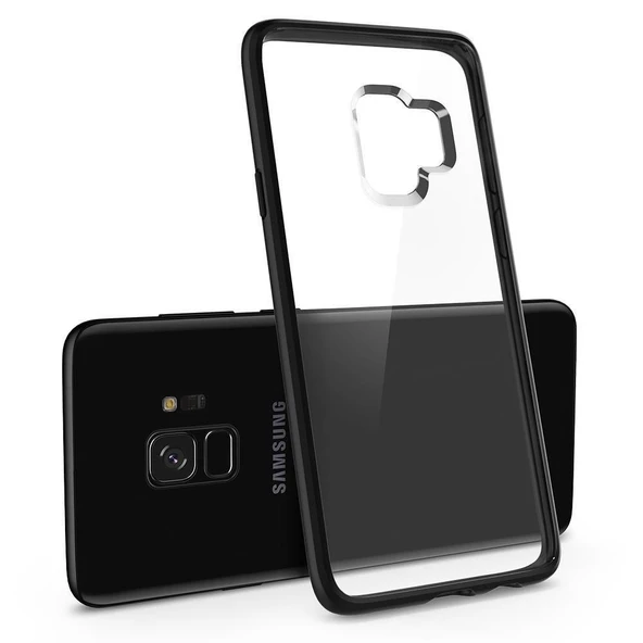 Spigen Galaxy S9 ile Uyumlu Kılıf Ultra Hybrid Matte Black - 4