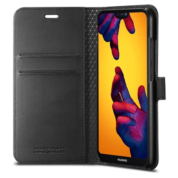 Spigen P20 Lite / Nova 3e ile Uyumlu Kılıf Wallet S Cüzdan - Resim 2