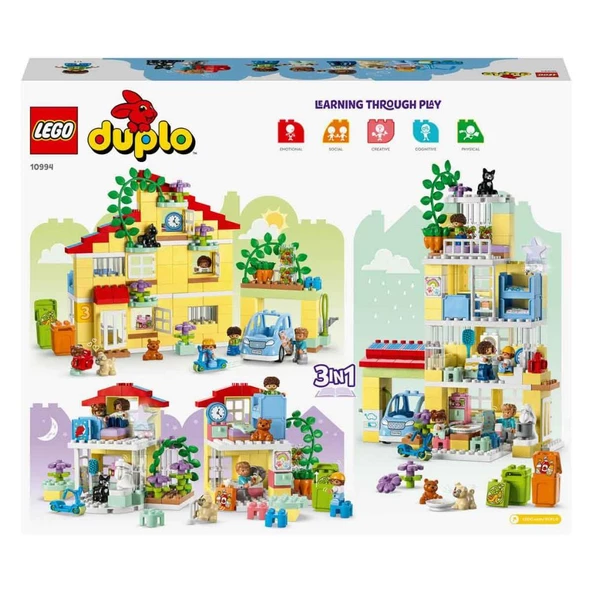 LEGO DUPLO Kasabası 3’ü 1 Arada Aile Evi 10994