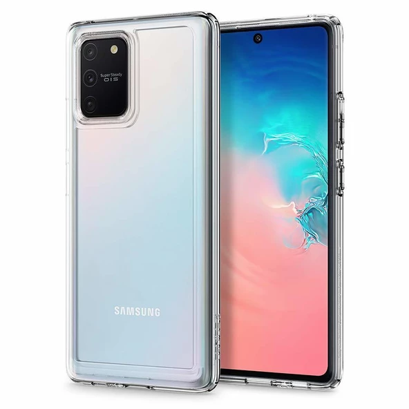 Spigen Galaxy S10 Lite ile Uyumlu Kılıf Ultra Hybrid Crystal Clear