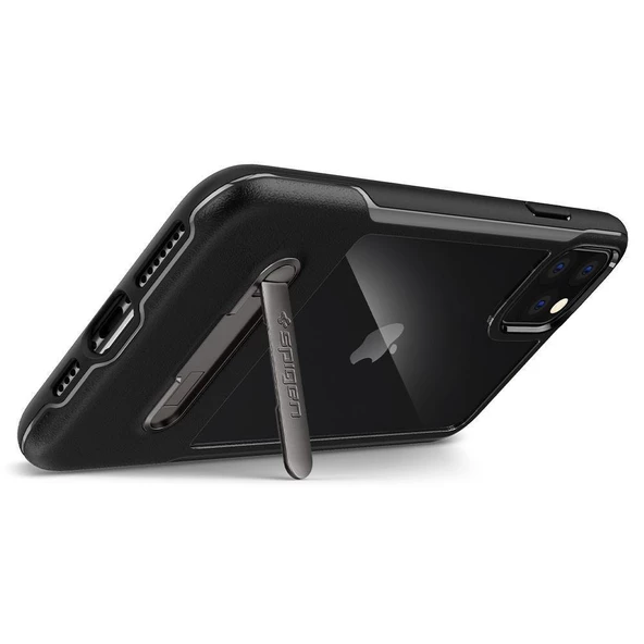 Spigen iPhone 11 Pro ile Uyumlu Kılıf Slim Armor Essential S Black - 2