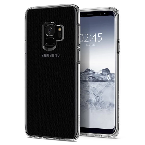 Spigen Galaxy S9 ile Uyumlu Kılıf Liquid Crystal 4 Tarafı Koruma Crystal Clear ürün görseli