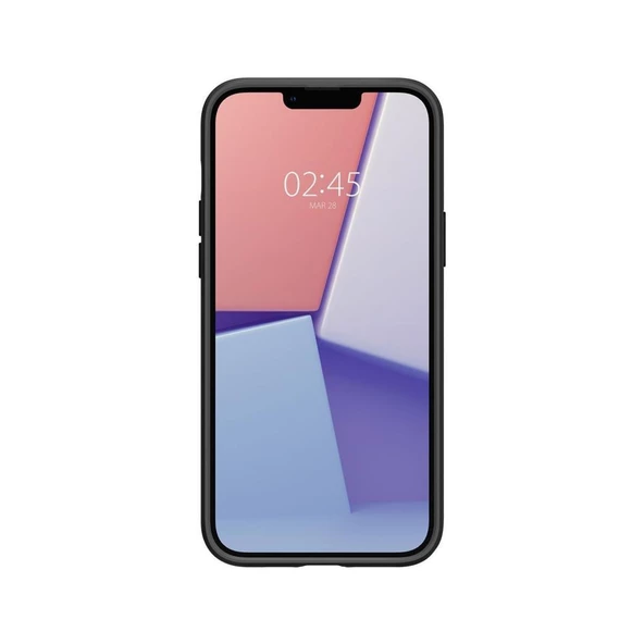 Spigen iPhone 14 Plus ile Uyumlu Kılıf Liquid Air Matte Black - 4