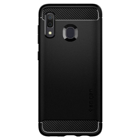 Spigen Galaxy A30 ile Uyumlu Kılıf ,Spigen Rugged Armor Matte Black - 6