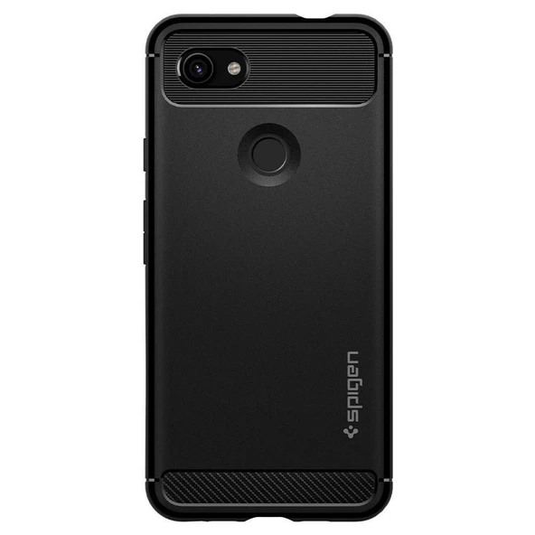 Spigen Pixel 3a XL ile Uyumlu Kılıf Rugged Armor Matte Black - 5