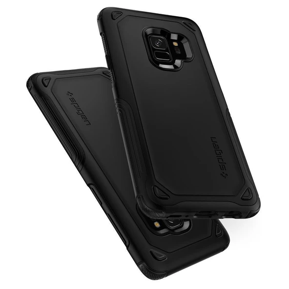 Spigen Galaxy S9 ile Uyumlu Kılıf Hybrid Armor Black - 7