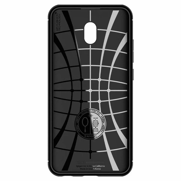 Spigen Redmi 8A ile Uyumlu Kılıf Rugged Armor Matte Black - Resim 4