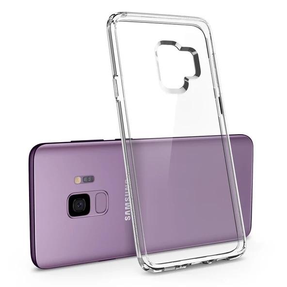 Spigen Galaxy S9 ile Uyumlu Kılıf Ultra Hybrid Crystal Clear - Resim 6