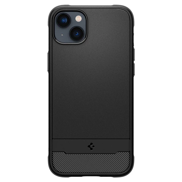 Spigen iPhone 14 Plus ile Uyumlu Kılıf Rugged Armor Mag (MagSafe Uyumlu) Matte Black