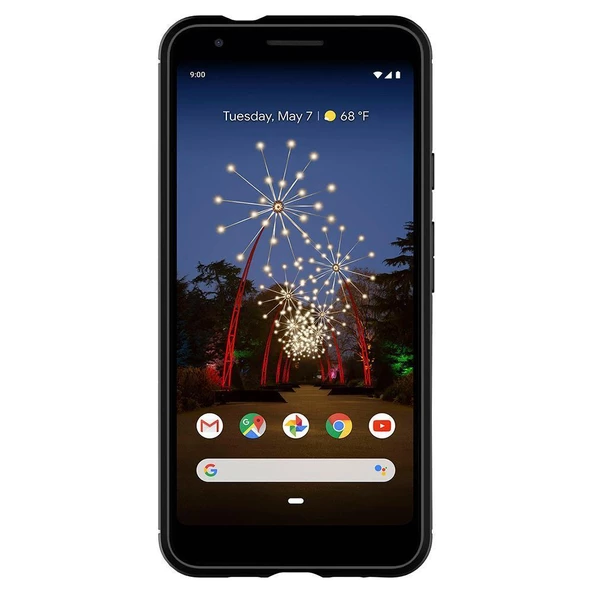 Spigen Pixel 3a XL ile Uyumlu Kılıf Rugged Armor Matte Black - 4