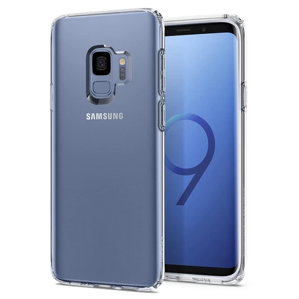 Spigen Galaxy S9 ile Uyumlu Kılıf Liquid Crystal 4 Tarafı Koruma Crystal Clear - Resim 4