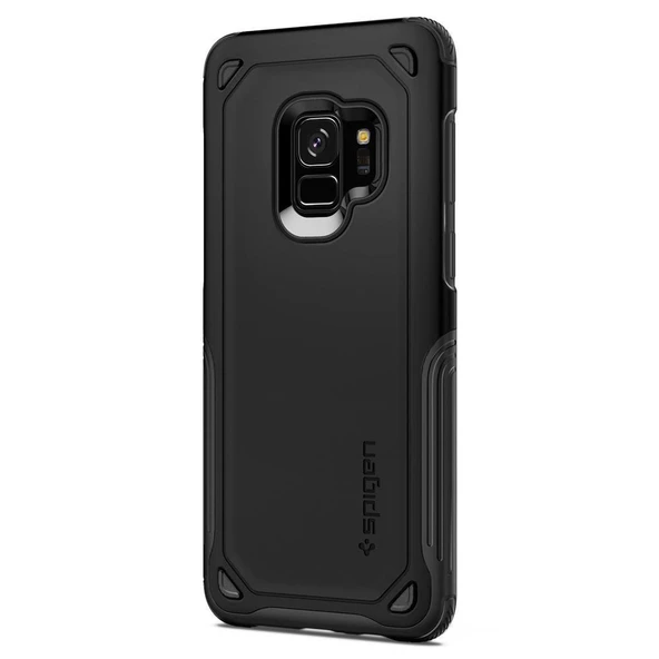 Spigen Galaxy S9 ile Uyumlu Kılıf Hybrid Armor Black - 3