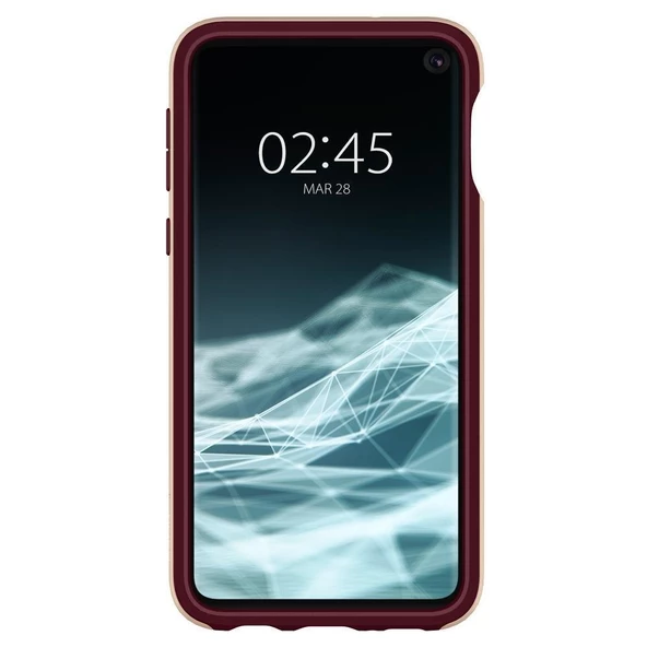 Spigen Galaxy S10e ile Uyumlu Kılıf Neo Hybrid Burgundy - 3