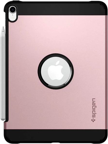 Spigen iPad Pro 12.9'' (2018) ile Uyumlu Kılıf Tough Armor Rose Gold - 5