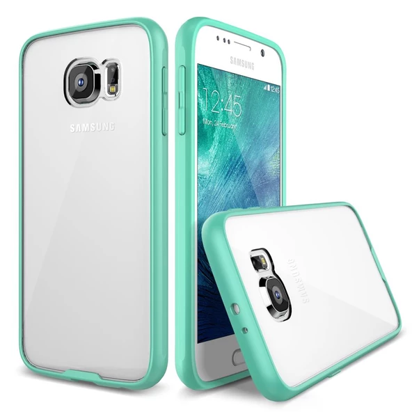 Verus Galaxy S6 ile Uyumlu Crystal Mixx Kılıf Mint - 1