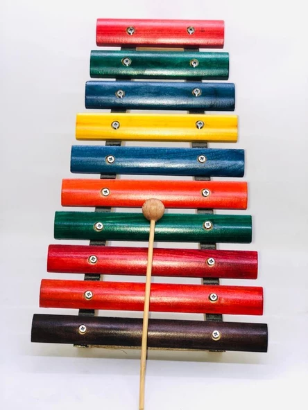 Gökkuşağı Ahşap Ksilefon 10 tonlu - 2