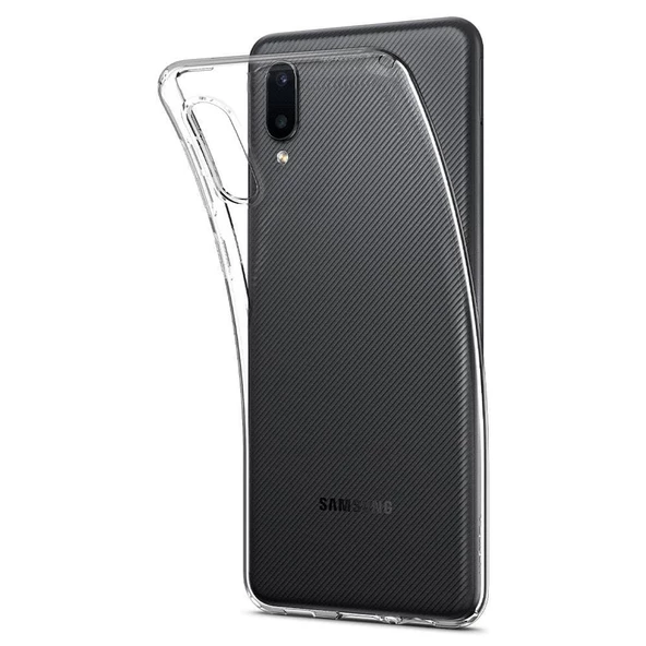 Spigen Galaxy A02 / Galaxy M02 ile Uyumlu Kılıf Liquid Crystal 4 Tarafı Tam Koruma Crystal Clear - Resim 3