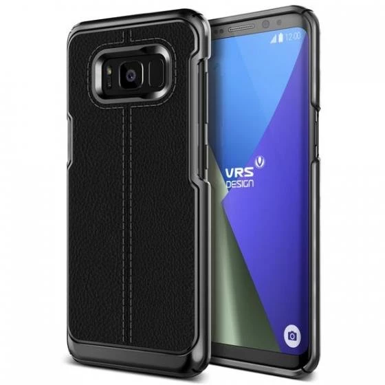 VRS Design Galaxy S8 Plus ile Uyumlu Simpli Mod Kılıf Black - 1