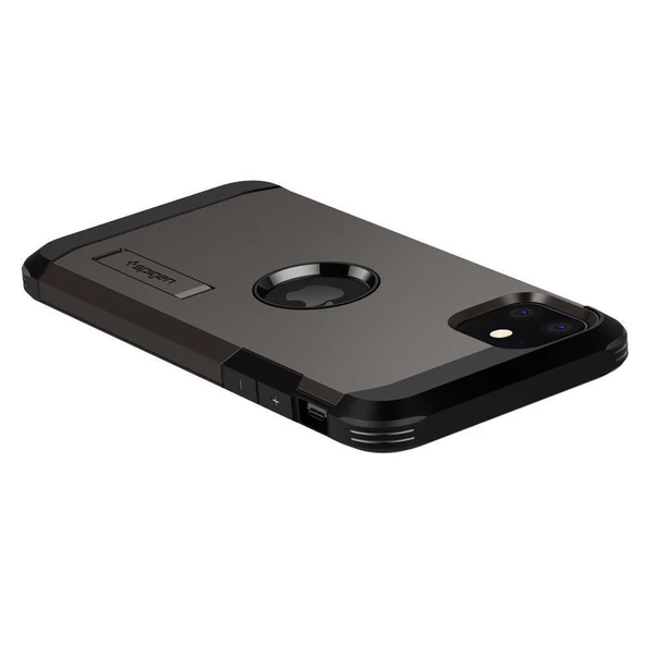 Spigen iPhone 11 Pro ile Uyumlu Kılıf Tough Armor XP Gunmetal - 4