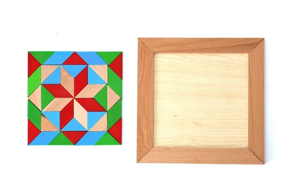 AHŞAP TANGRAM 23X23 CM - 5