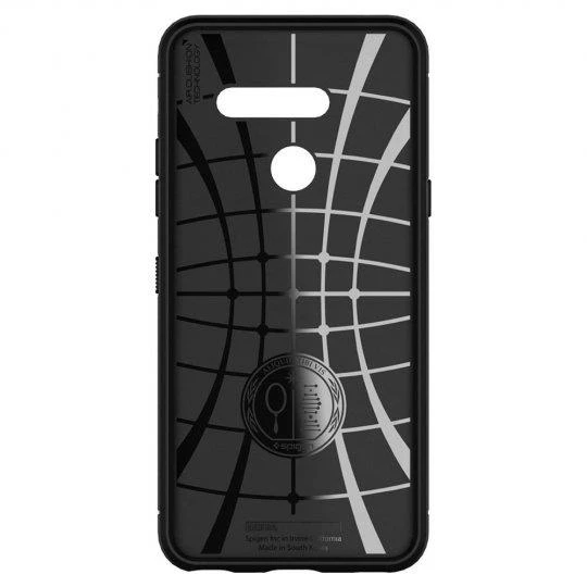 Spigen G8 ThinQ ile Uyumlu Kılıf Rugged Armor Matte Black - 7