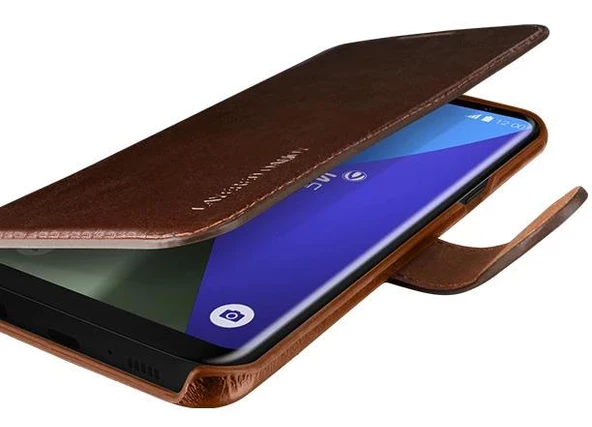 VRS Design Galaxy S8 Plus ile Uyumlu Layered Dandy Kılıf Dark Brown - 2